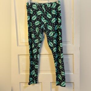 No Boundaries St. Patrick's Day "Kiss Me, I'm Irish" Leggings size 11-13